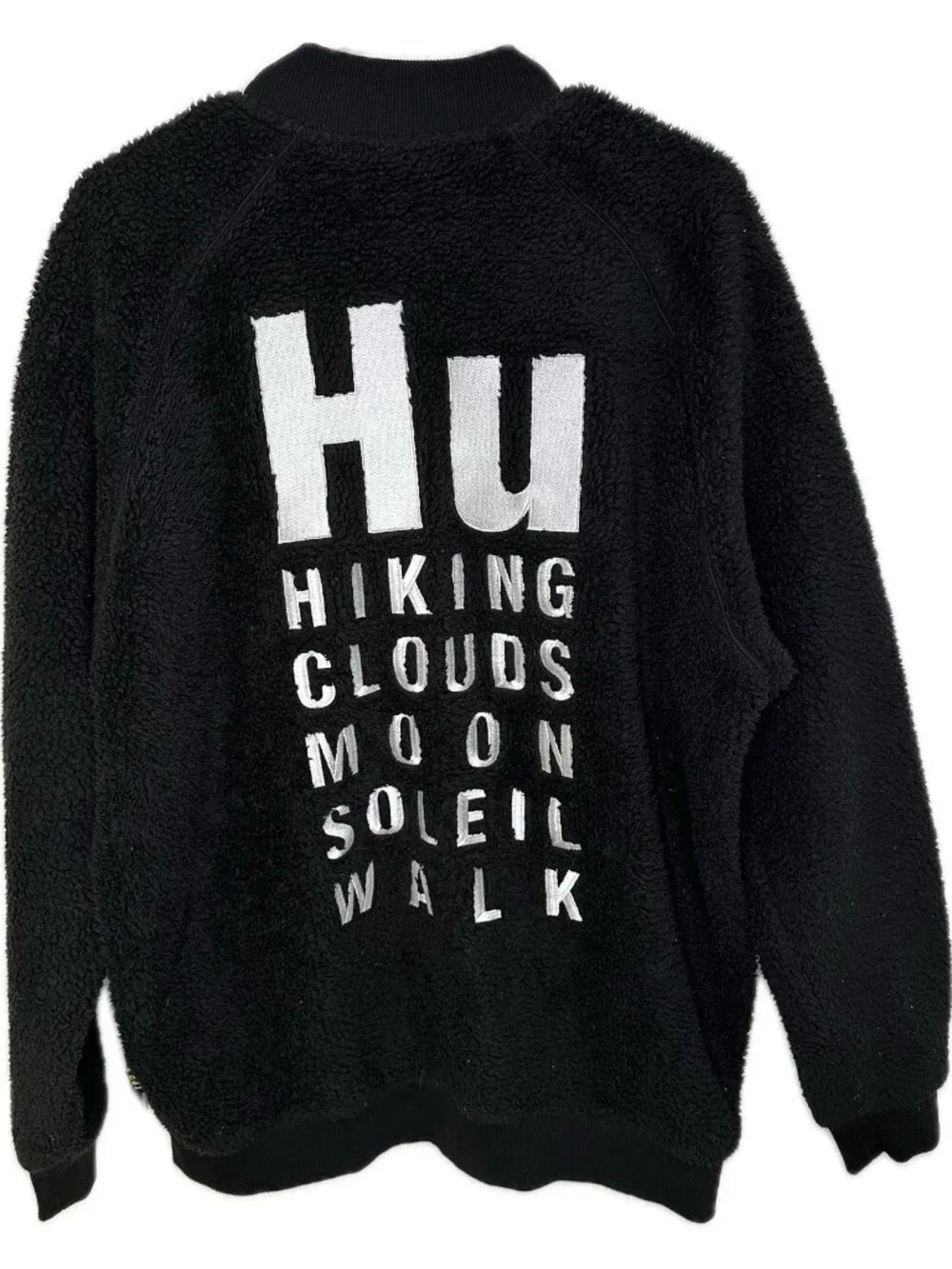 ADIDAS X Pharrell Williams Hu Hiking Polar Track Jacket Size XL Fleece Black